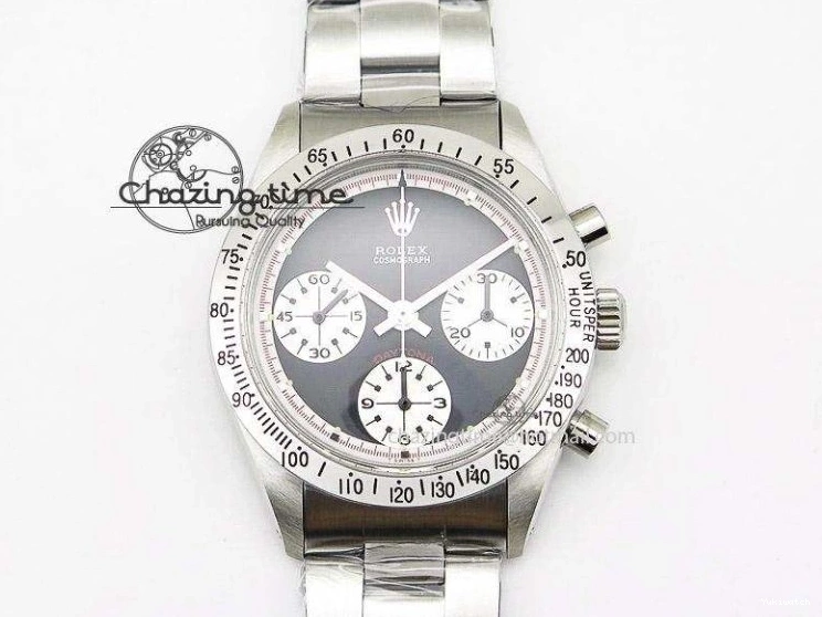 and Daytona Bezel Edition A7750 Black Gold DIWF Nylon Case DIW Carbon Black on Strap Dial 0117